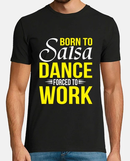 T-shirt salsa cubana ballo latino caliente