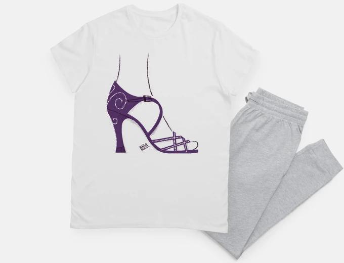 Pyjama salsa dance shoe