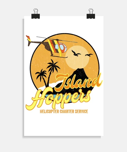Póster saltadores de islas