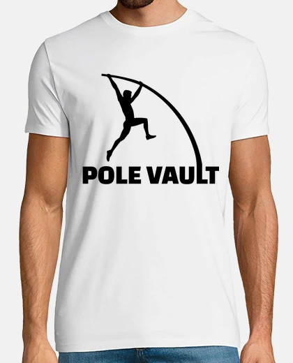T-shirt salto con l'asta