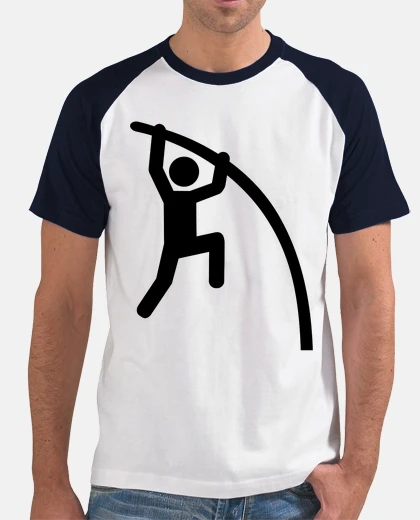 T-shirt salto con l'asta