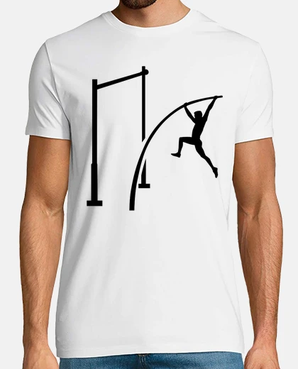 T-shirt salto con l'asta