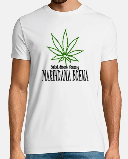 Camiseta Salud, dinero, faena y... (fondo claro)