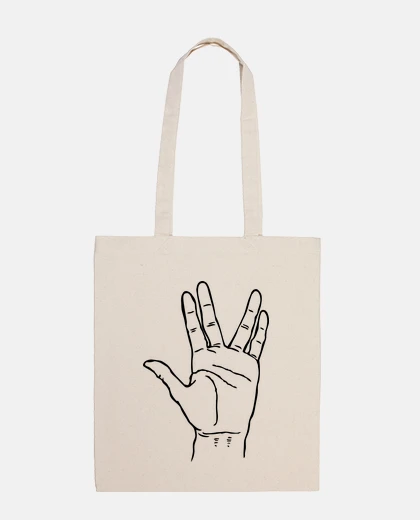 Bolsa Saludo vulcano - Universo Geek
