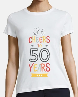 Playeras 50 años mujer hot sale
