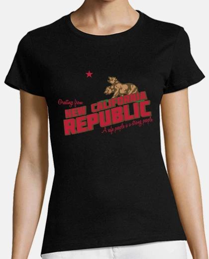 Tee-shirt salutations de nouvelle république californie