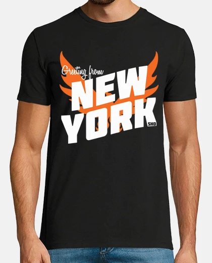 T-shirt saluti da new york