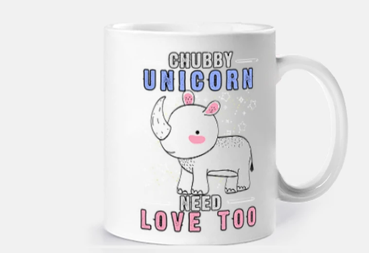 Tazza salva gli amanti del rhyno unicorno paf