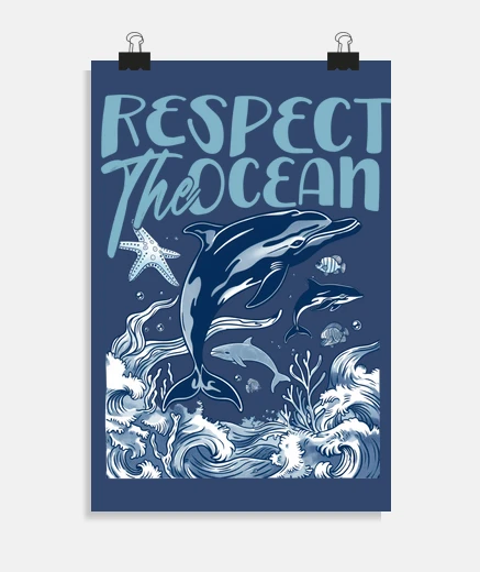 Poster salva l&#39;inquinamento degli oceani ferma i poster ufficio negozio soggiorno stand ristorante