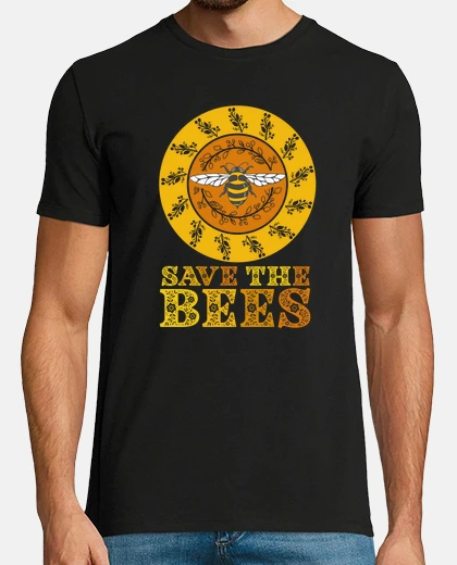 T-shirt salva le api biodiversità tutela ambientale