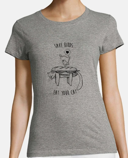 T-shirt salvare gli uccelli