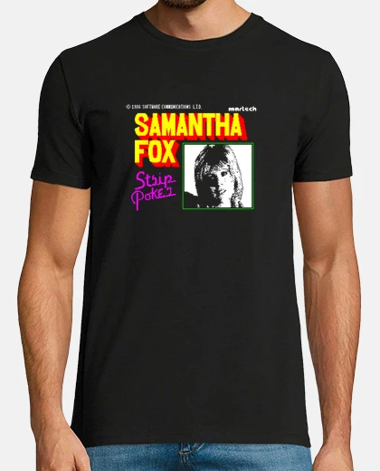 Camiseta Samantha Fox - Strip Poker