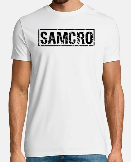 Playera SAMCRO negro desgastado