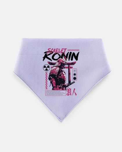 Mascotas samouraï ronin écarlate