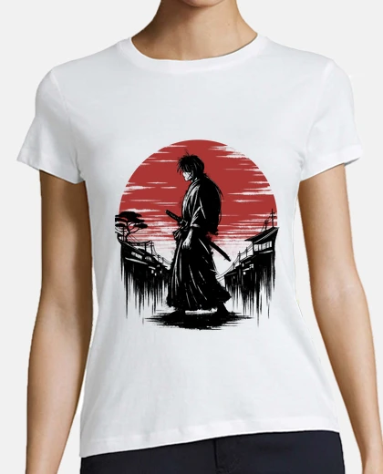 T-shirt samurai ambulante x