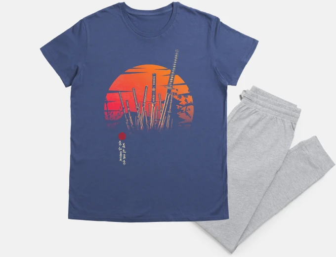 Pyjama samurai battle