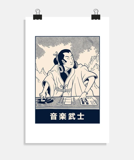 Poster samurai dj