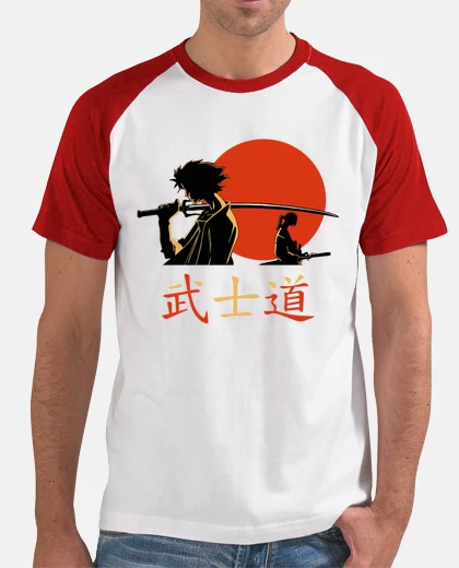 Camiseta samurai guerreros código bushido