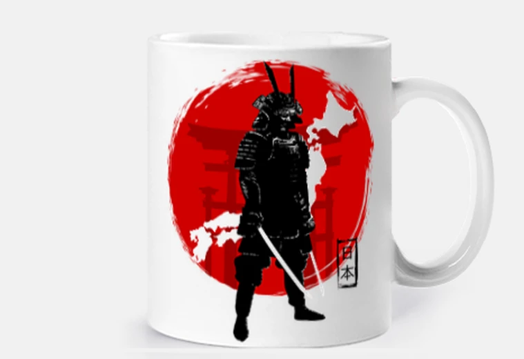 Cup samurai in japan