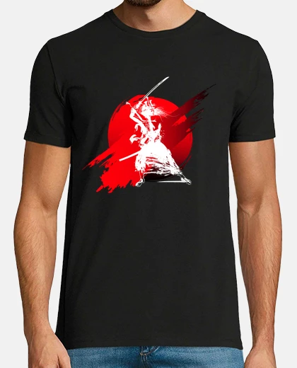 Camiseta samurai japón luchador japonés