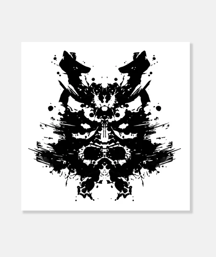 Wall samurai rorschach