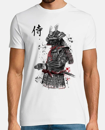 Camiseta Samurai sumi-e