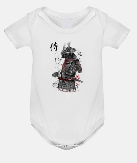 Kids samurai sumi-e
