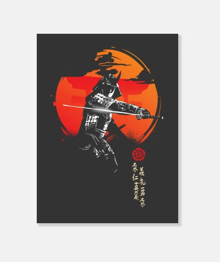 Wall samurai tori