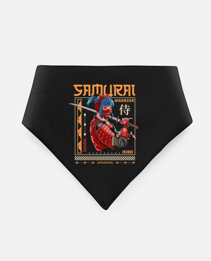 Mascotas samurai warrior