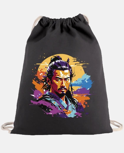 Bag samurai warrior japanese chinese mma saber sword tote bag
