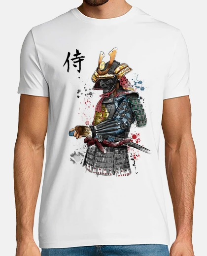 Camiseta Samurai Watercolor