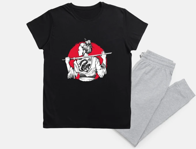 Pyjama samurai woman anti aggression