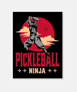 samurái japonés ninja pickleball