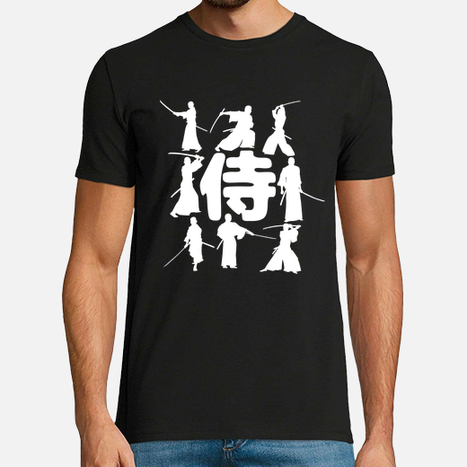 samurai silhouette -white-