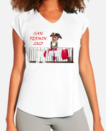 Camiseta deportiva mujer san fermin 2025 laTostadora