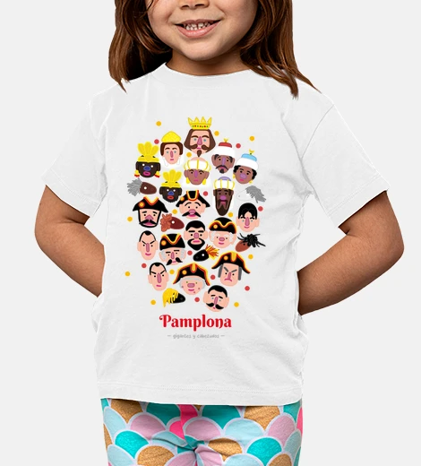 Ropa San Fermín Pamplona. Gigantes, Kilikis, Cabezudos y Zaldikos. Color personalizable.