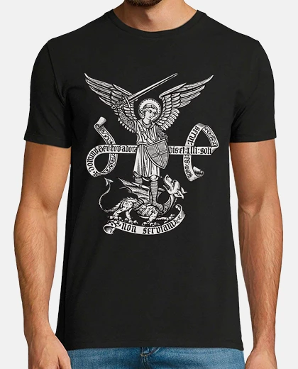 Camiseta San Miguel Arcángel Cristiano Caballero Templario Cruzadas Tercios