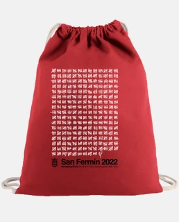 san fermin 2022 tote bag red