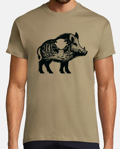 Tee-shirt sanglier