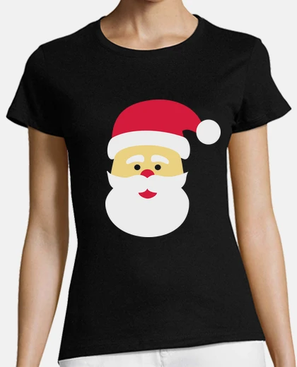 T-shirt Santa Claus head face