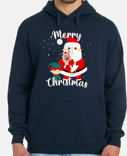 Hoodie santa elfi and mini rudolph