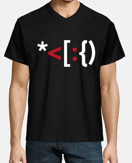 T-shirt santa natale ascii
