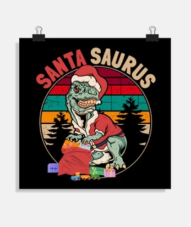 Santa Saurus Christmas TRex