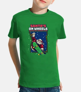 santa sullo skate