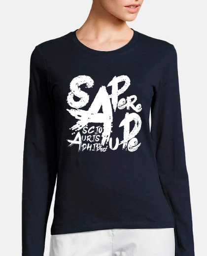 Playera SAPERE AUDE Blanco