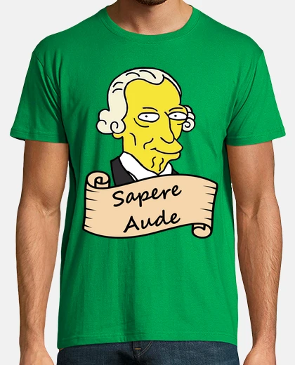 Tee-shirt sapere aude kant