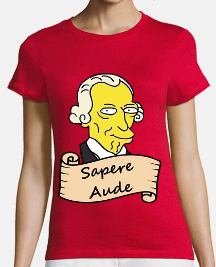 Playera Sapere Aude Kant