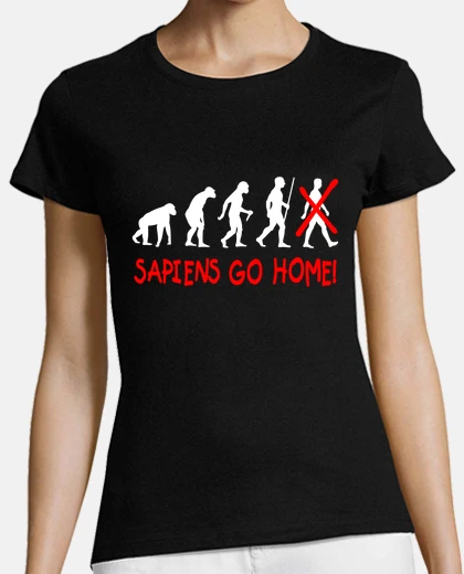 Playera sapiens go home