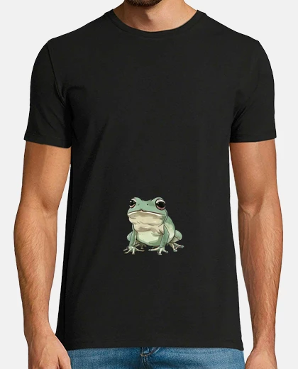 Camiseta sapo listo para saltar