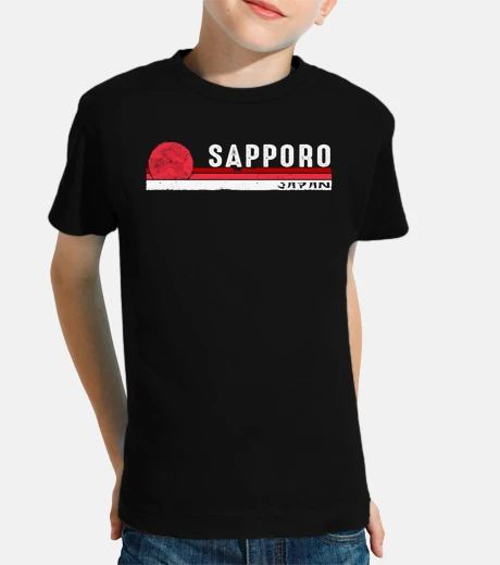 Kids Sapporo Japan Retro Design for Heritage